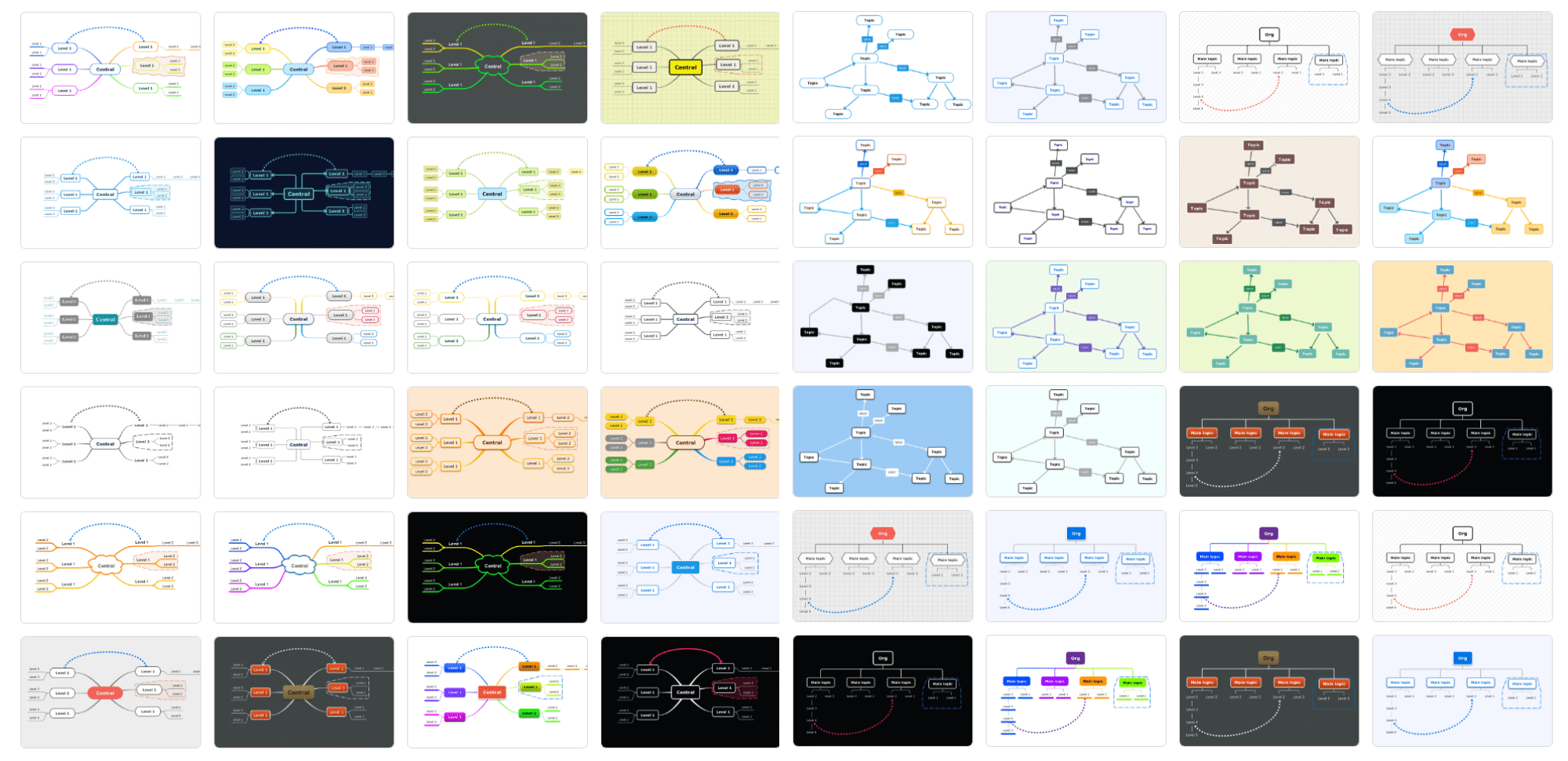 Brand new vibrant themes