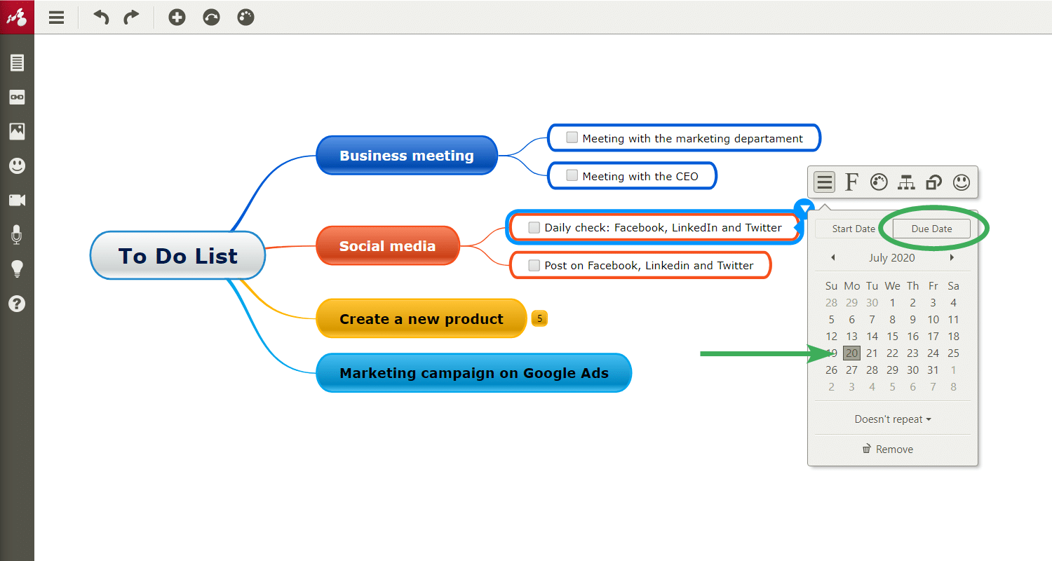Set a recurring task 2
