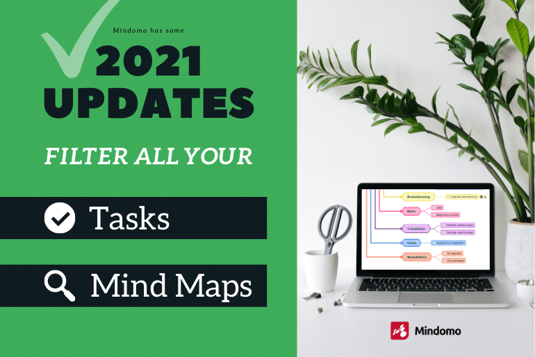 Mind Map’s Task List – Search faster and smarter – Mindomo Updates
