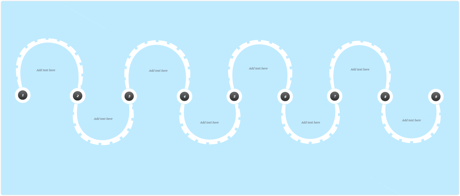 timeline - education diagram template 1