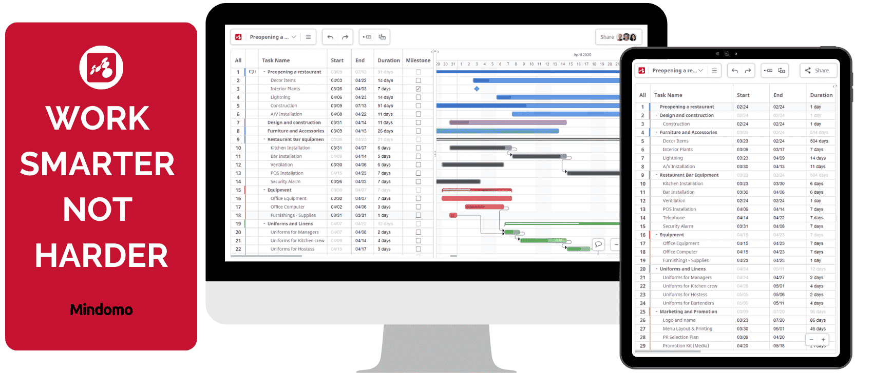 Gantt chart software