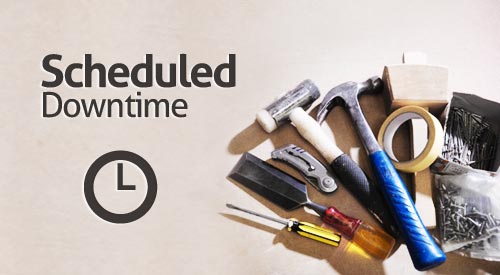 scheduled downtime