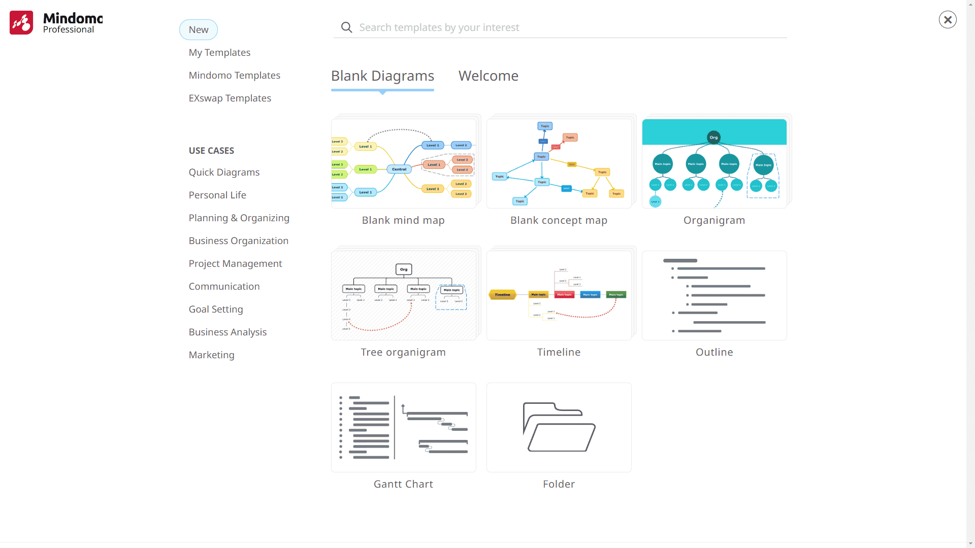 Step 1 - how to create a mind map presentation