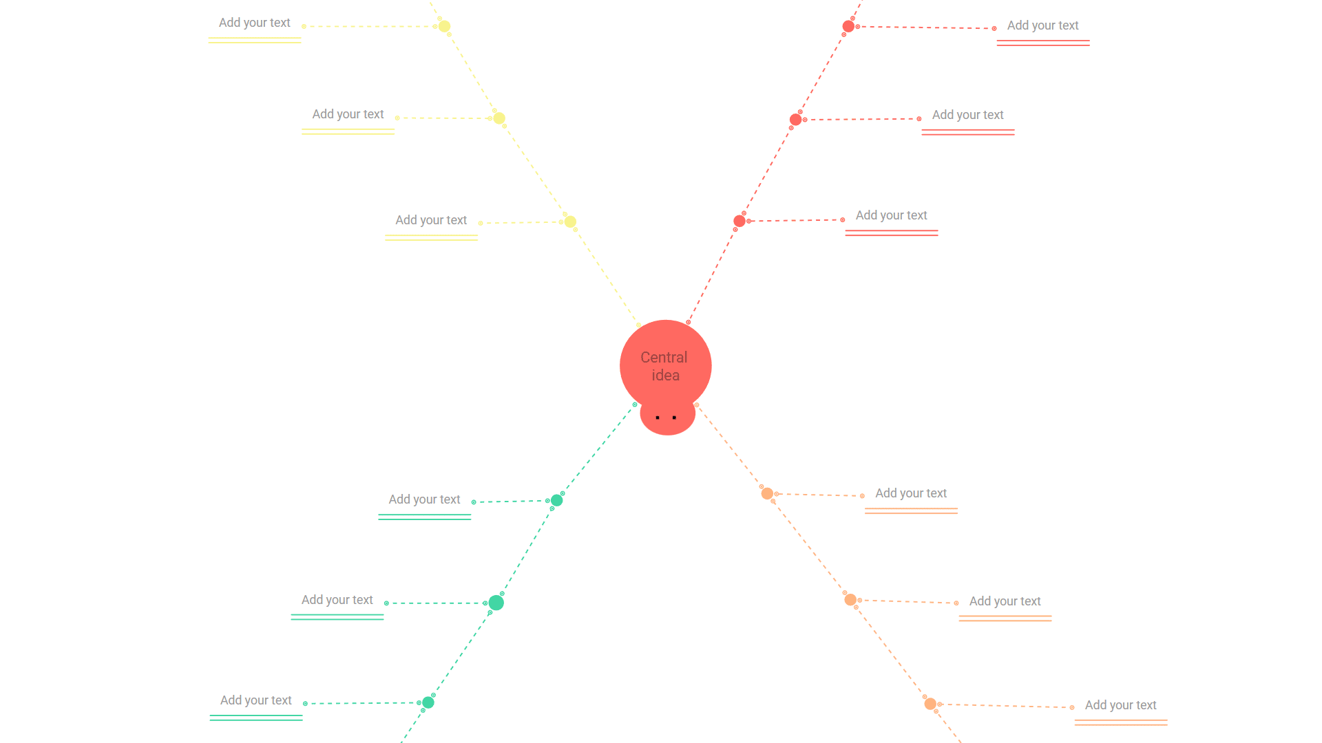 spider diagram brainstorming template