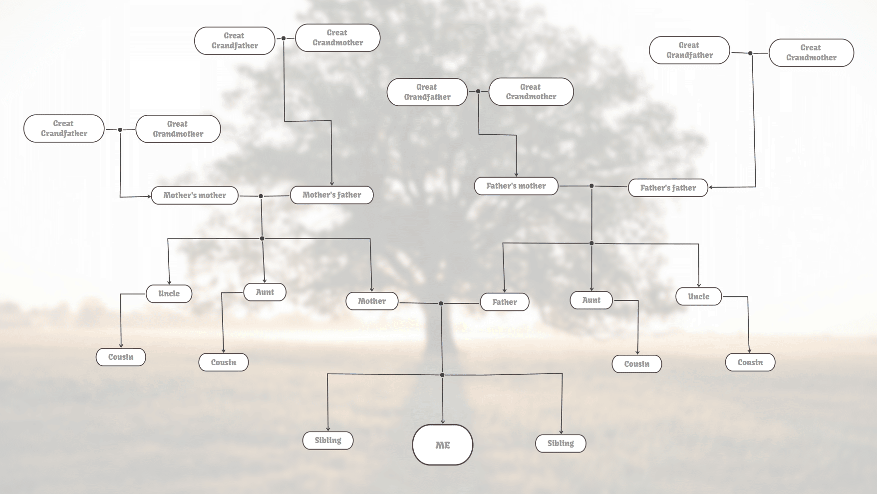 Genealogy Chart template