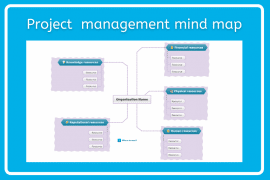 Project management mind map