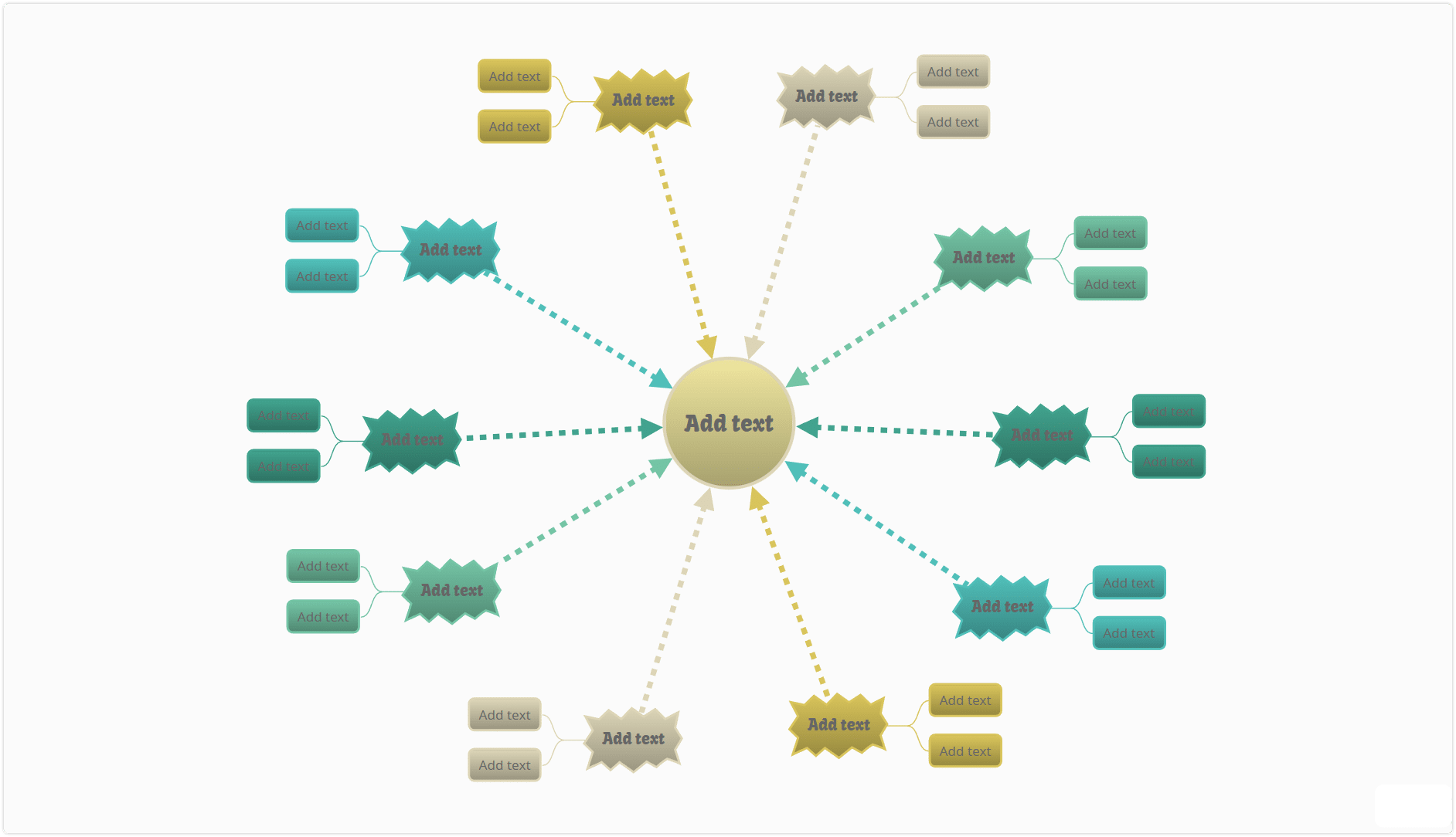 project planning techniques - business brainstorming diagram