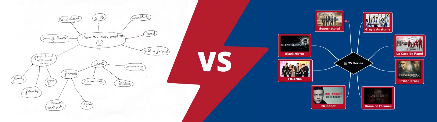 mind mapping en ligne vs traditionnel