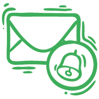 Email notifications from Gantt chart tool