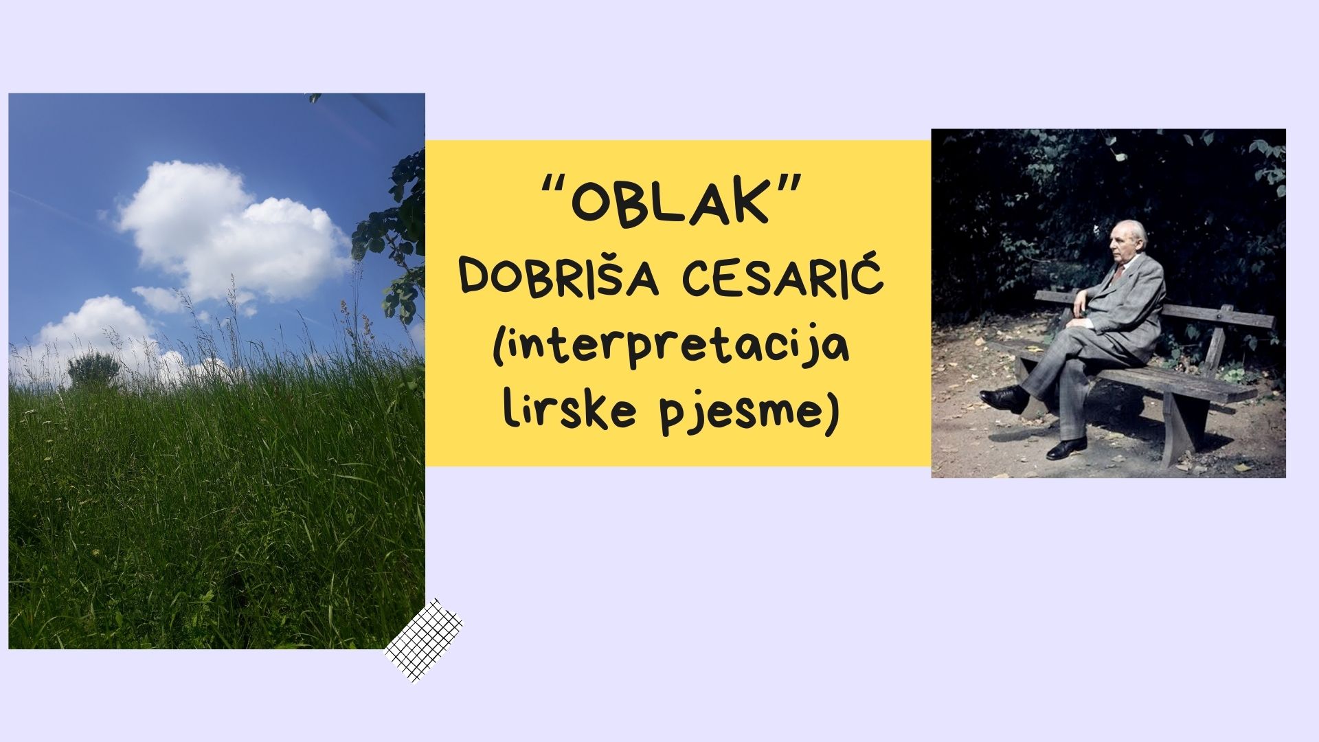Oblak, Dobriša Cesarić
