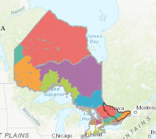 Map of Ontario Treaties
and Reserves