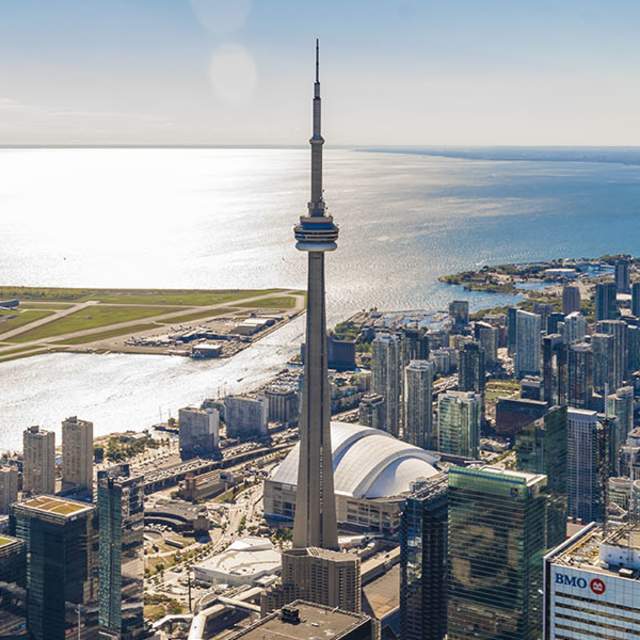 2. CN Tower, Toronto. The tallest structure in the Americas and one of the tallest in the world. An icon of Canada's biggest 