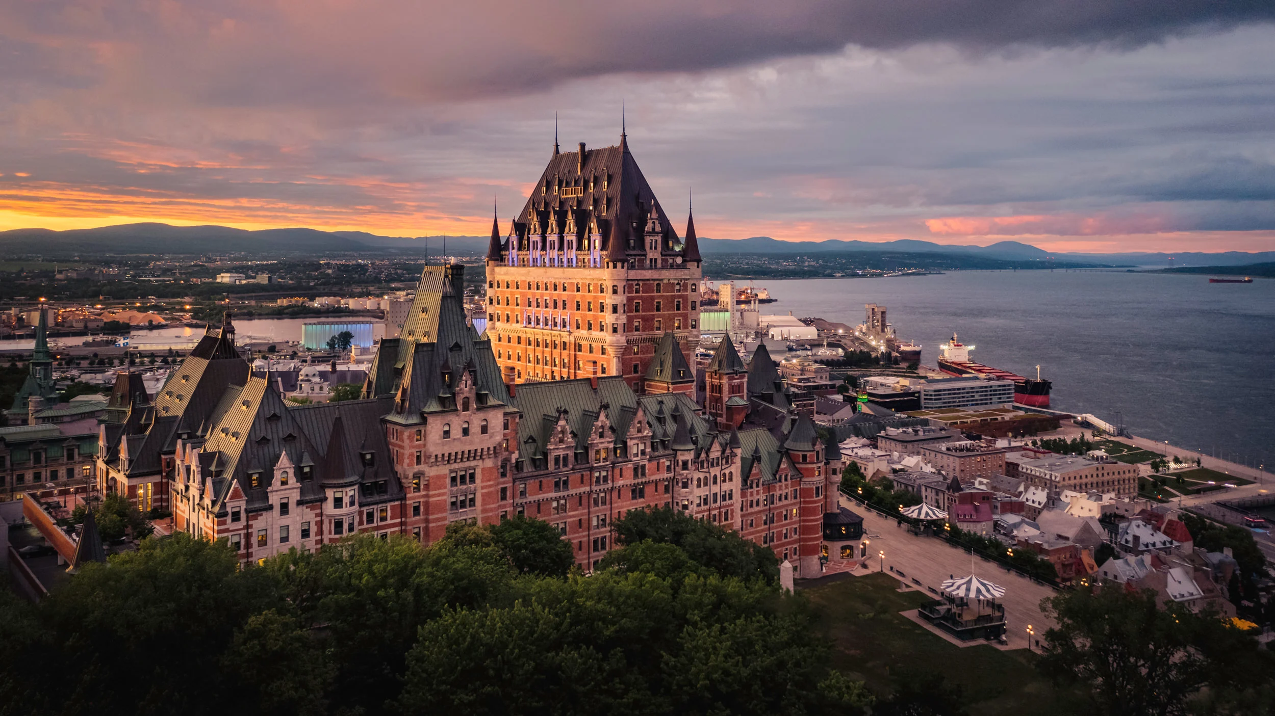 7. Chateau Frontenac, Quebec City. The most bougie hotel in Quebec being built in the 1800s as one of the first grand railway