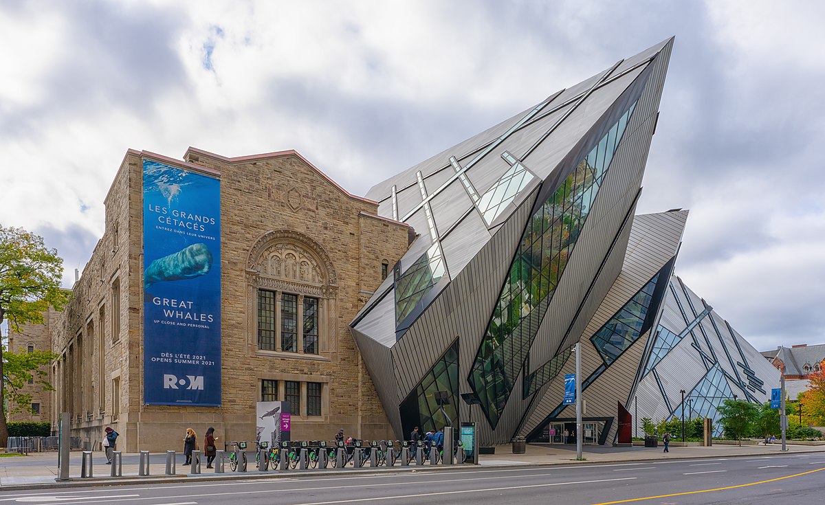 4. ROM, Toronto. A large museum in Toronto highlighting a variety of various historical, geological and biological topics to 