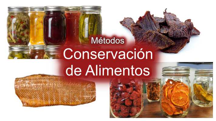 Métodos de conservación de alime...- Mind Map