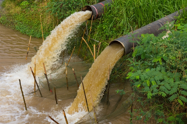 Untreated and poor swage water