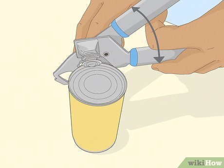 e.g. can opener opening a can