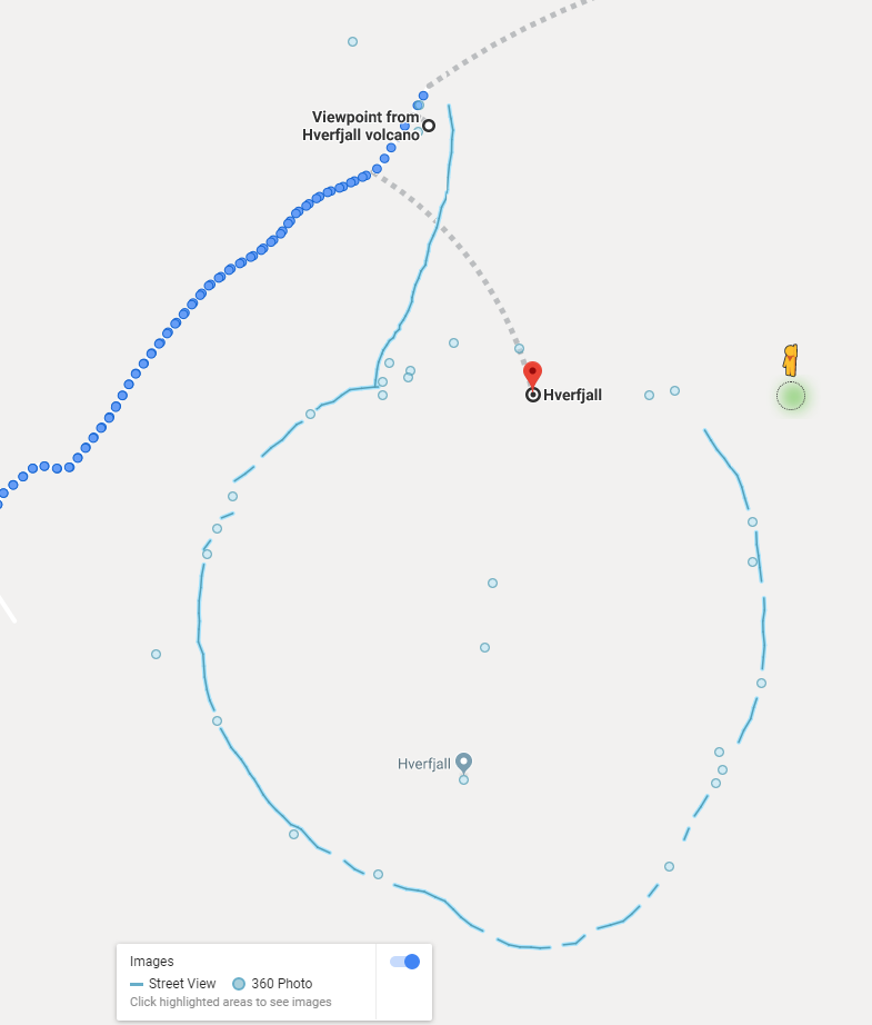 cam asa arata traseul te craterul vulcanului