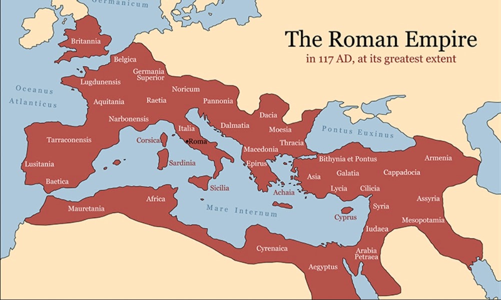 The Roman Empire was the largest empire of ancient world