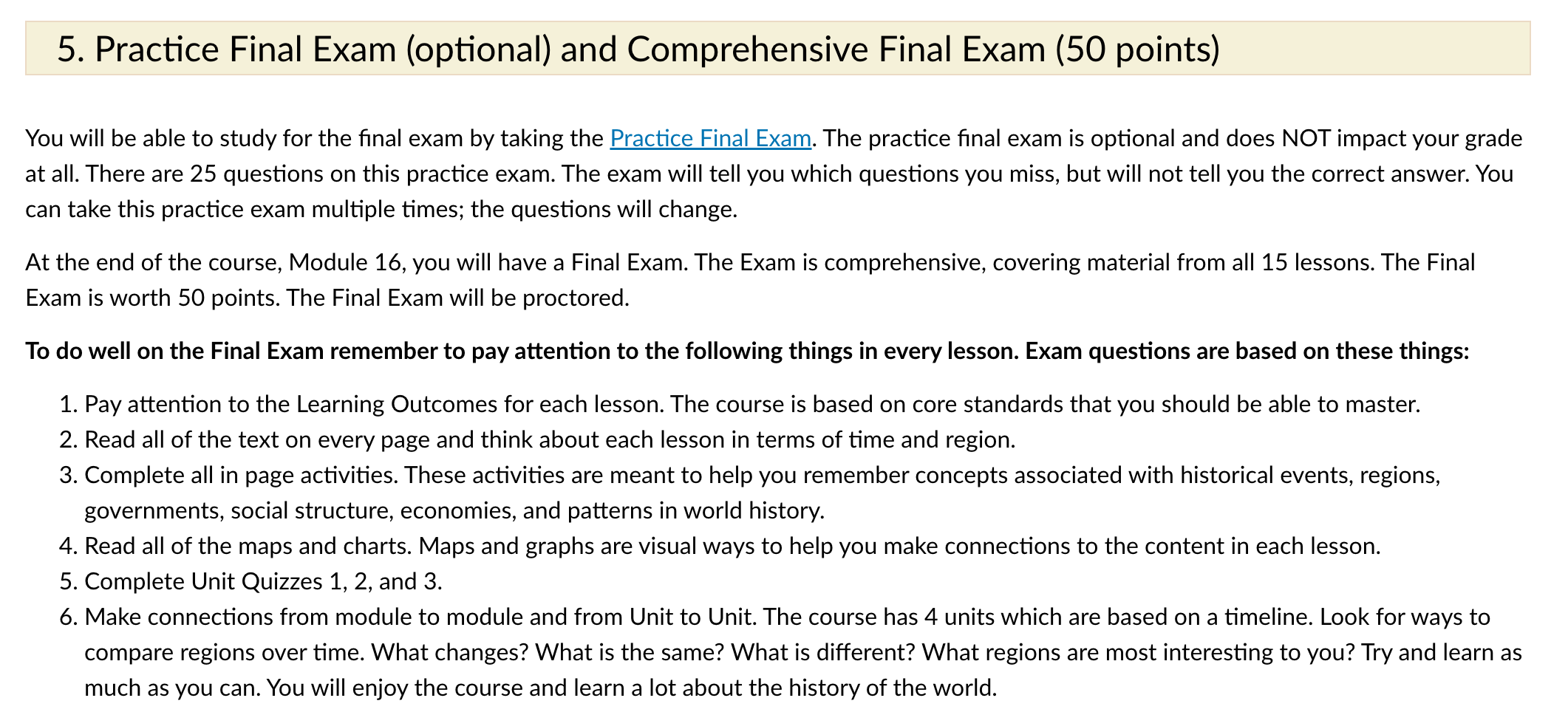 Final Exam