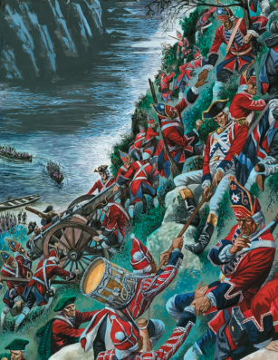 In   the   early   morning   hours   of  September  13,   1759,   about   4500   British  troops   sailed   down   the   St. 