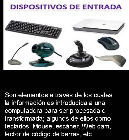 DISPOSITIVOS DE ENTRADA