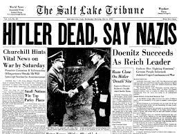 News man makes headings about hitler