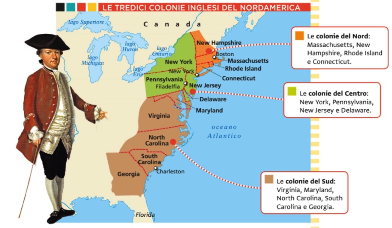 2. Le colonie inglesi e la madrepatria