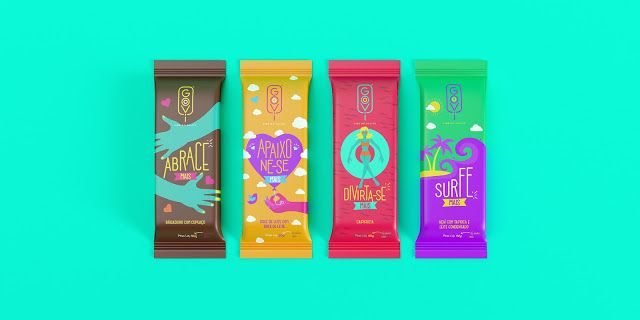 Packaging has vibrant colors which attracts younger audiences since they like bursts of color and "pretty" products