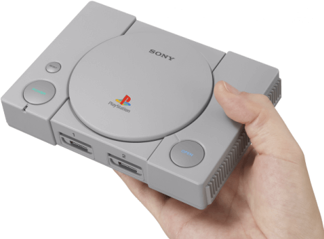 PlayStation Classic

2 DualShock Controllers included
support for up to 4 controllers
support for DualShock 4 via USB