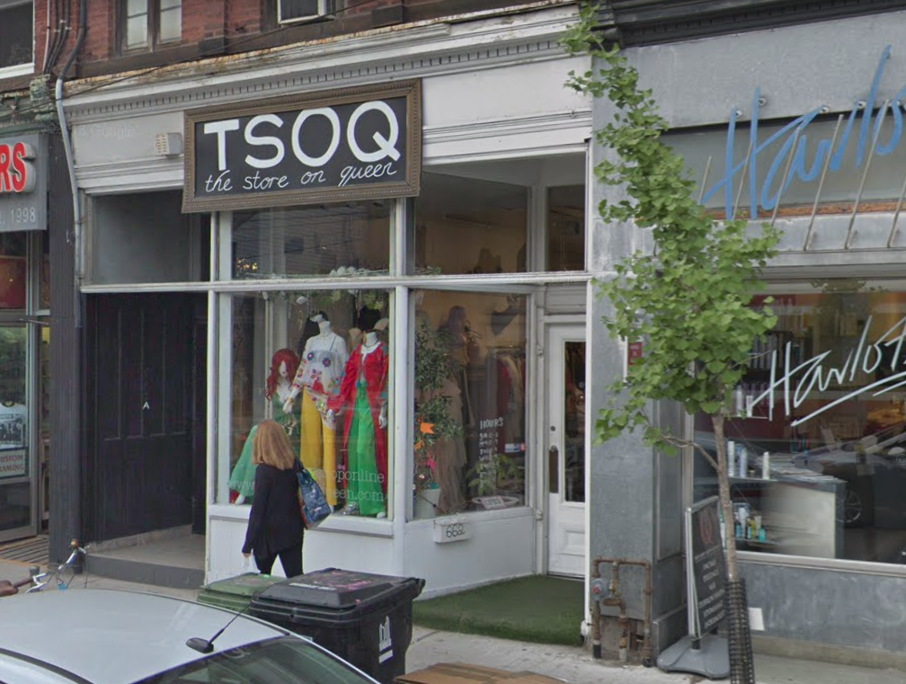 Only one store at 662 Queen 
Street West. Toronto, On. M6J 1E5