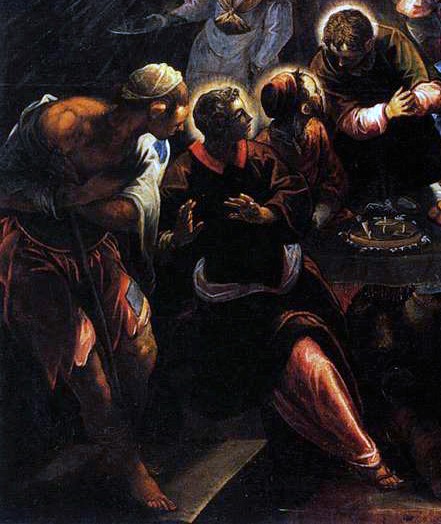 Gli apostoli emenano una luce quasi fluorescente che si mescola col chiarore. Il colore accentua il senso di visione sopranna