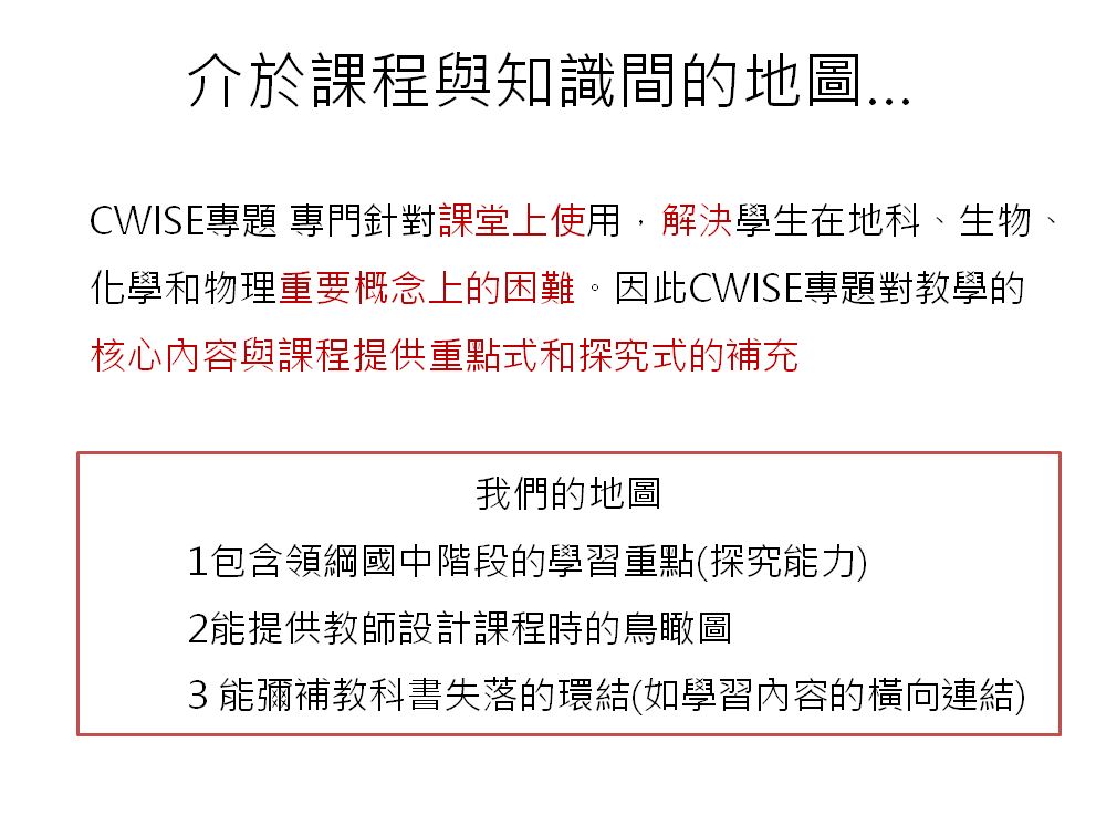 CWISE專題理念