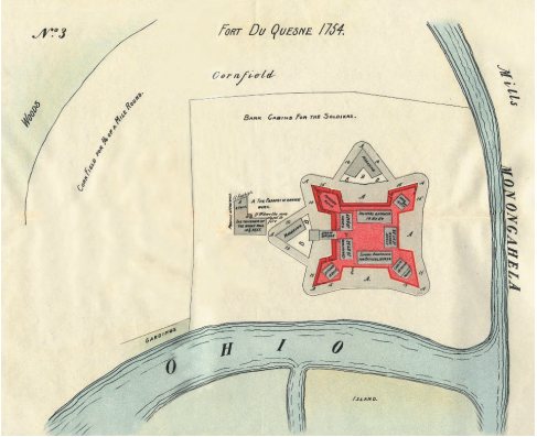 Battle for Fort Duquesne                                                Many historians point to the battle  for  Fort  Duque