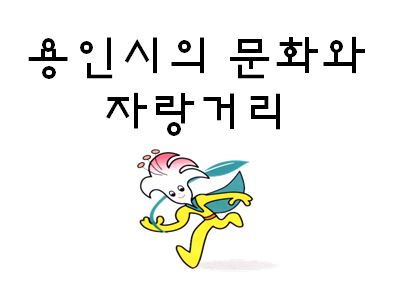 용인시의 문화와 자랑거리