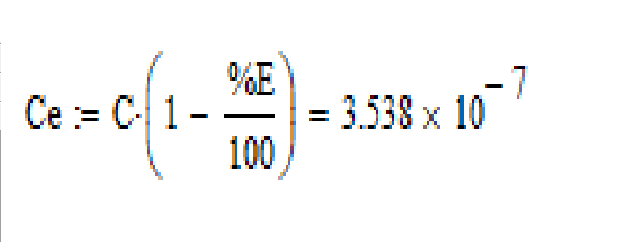 A partir del margen de error sustituir el capacitor por 𝐶𝑒 donde 𝐶𝑒 = 𝐶 (1 −
%Є
100
)