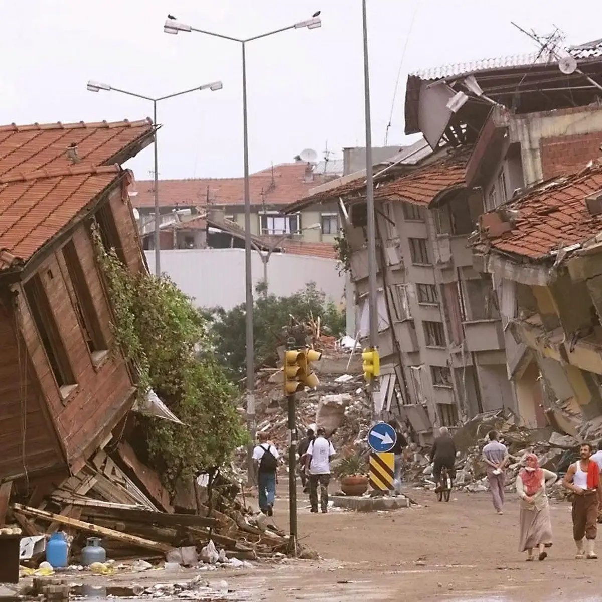 Why did the buildings fall