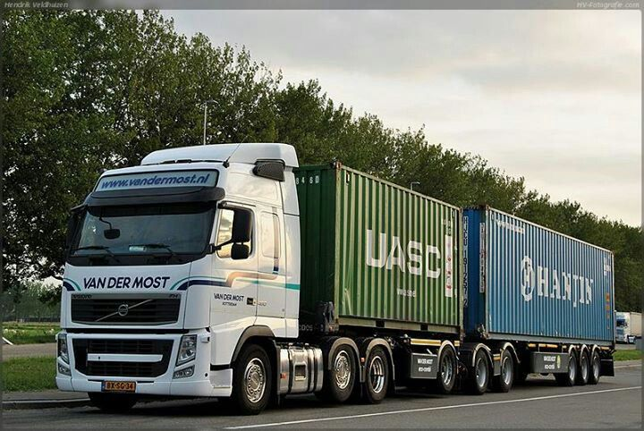 Once the t-shirts arrive on land,
they are transported by trucks and 
maybe trains, eventually making
their way to stores.