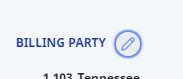 change billing party
