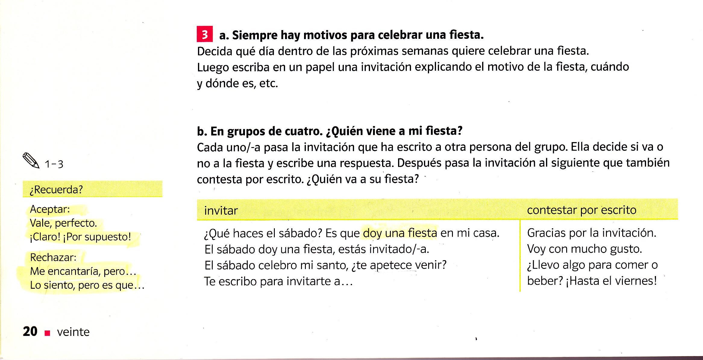 Se proponen actividades para trabajar en equipo.