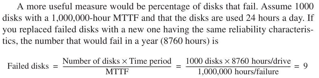 An example from "Computer Architecture - A Quantitative Approach