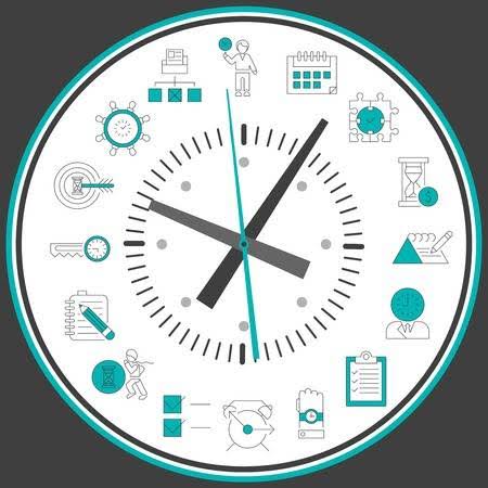 Ayuda a ver si el desarrollo de una 
actividad no interrumpe el tiempo 
de otra, ajustando un tiempo para cada 
una, para una