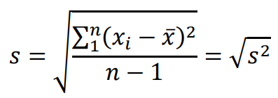 Standard Deviation