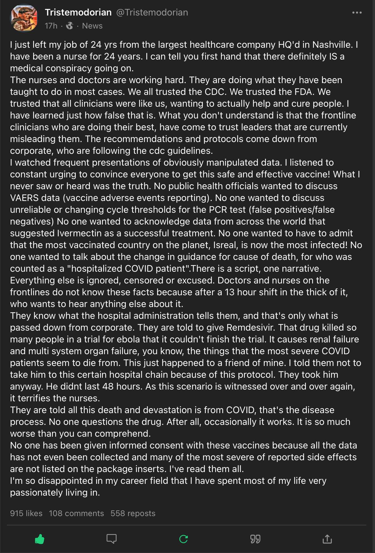 2 weeks after this was written...