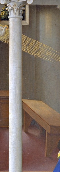 decorazioni nella stanza della VERGINE