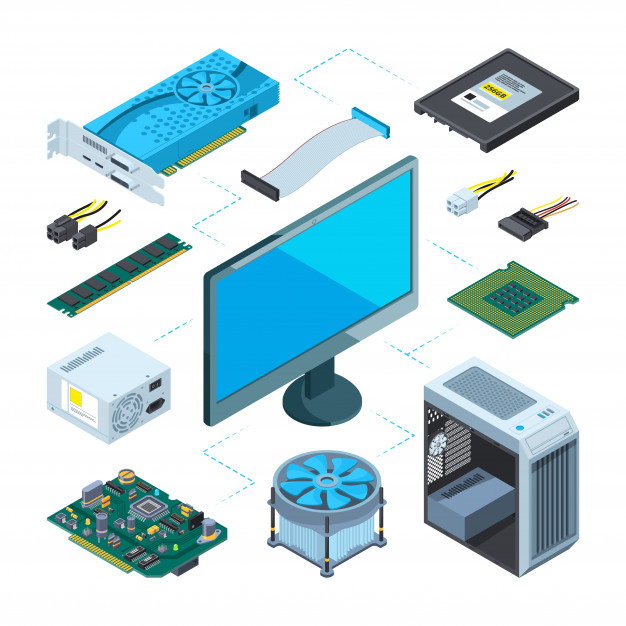 Se designan con el nombre generico
De Hardware y se agrupan en: la unidad 
Central, que procesa la información y en 
Los perf