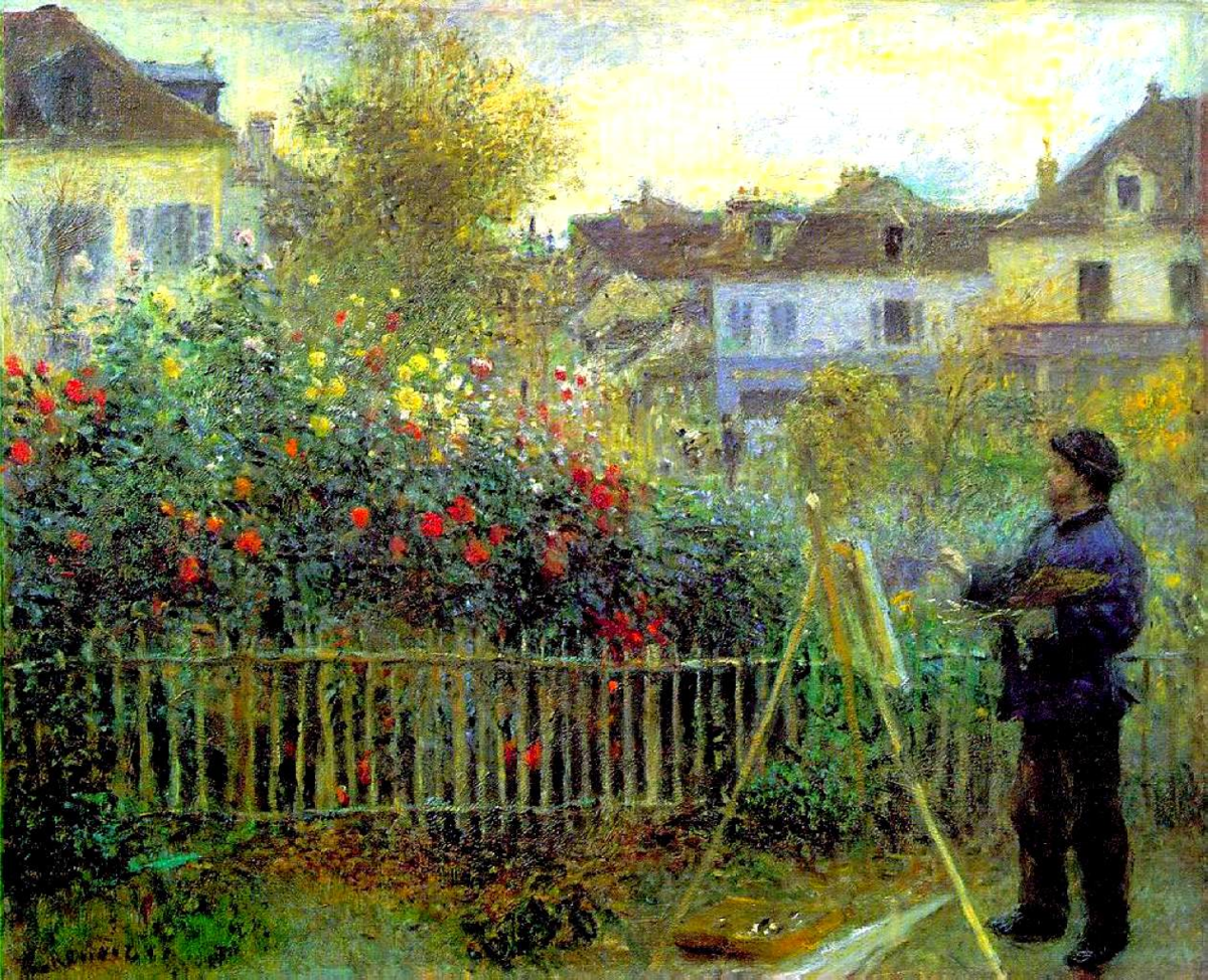 i pittori dipingono sul posto