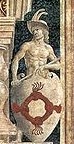 IGNUDO CON ARMI ARALDICHE