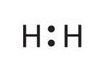 hydrogen atoms sharing electrons