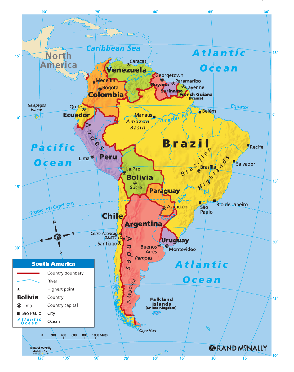 America Meridionale o Latina